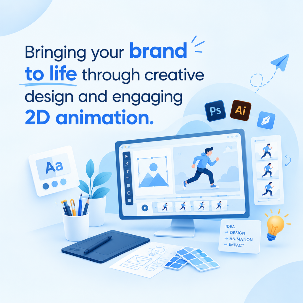 Graphic Designing & best 2D Animation Agency in Indore